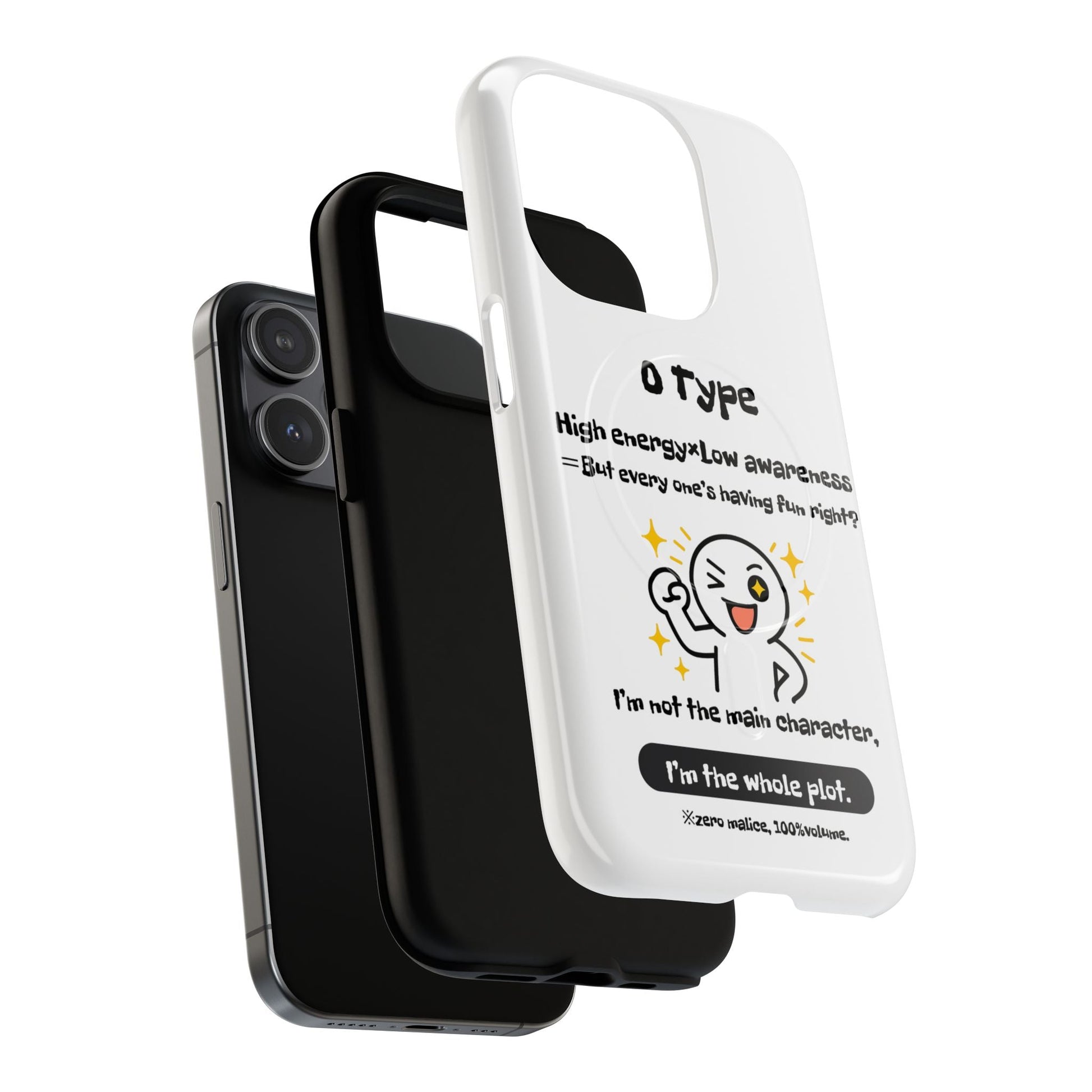 Photo of O Blood Type Phone Case Magnetic Charging Compatible & Bold Personality Design from IROHA - STUDIO