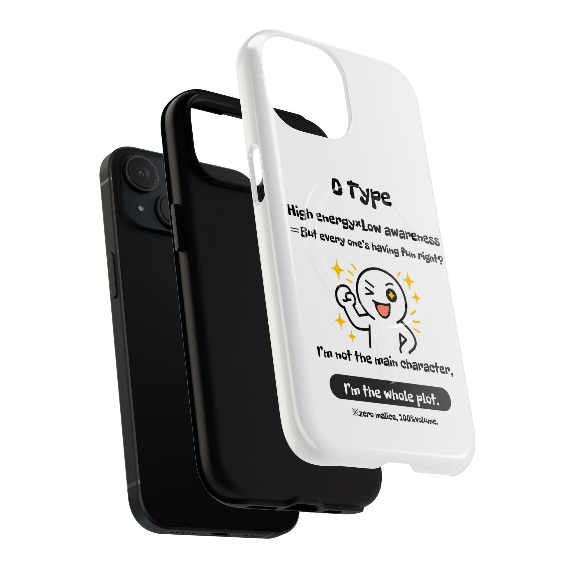 Photo of O Blood Type Phone Case Magnetic Charging Compatible & Bold Personality Design from IROHA - STUDIO