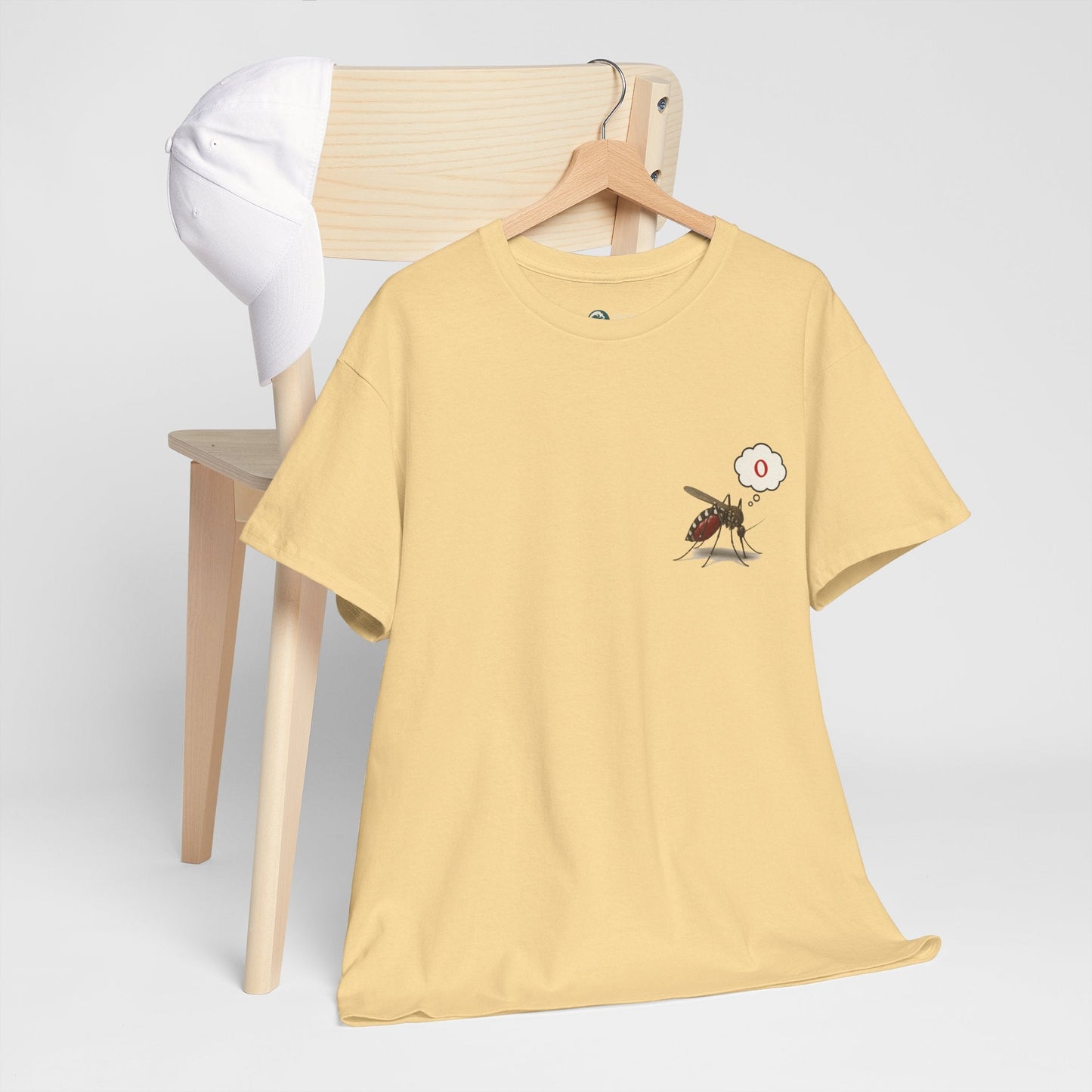O Blood Type T-Shirt - Funny Insect Tee Japanese Humour Gift Yellow Haze by IROHA-studio