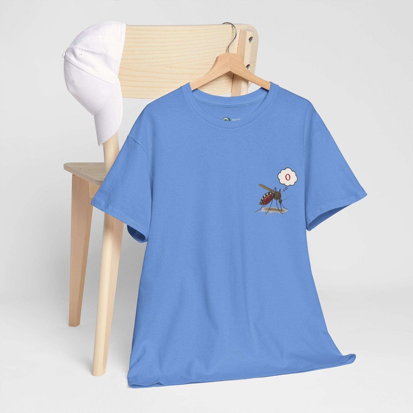 O Blood Type T-Shirt - Funny Insect Tee Japanese Humour Gift Carolina Blue by IROHA-studio