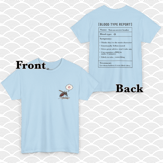 Photo of O Blood Type T-Shirt – Funny Insect Tee Japanese Humour Gift from IROHA - STUDIO