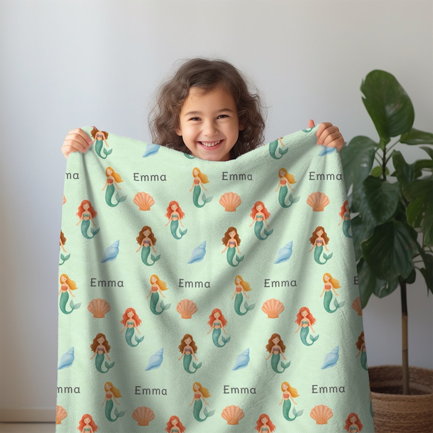 Photo of Personalised Baby Blanket Mermaid (3colour) - Best Baby Gift from IROHA - STUDIO