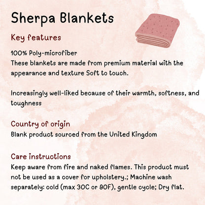 Photo of Personalised Baby Milestone Blanket - Mt. Fuji & Sakura Japan (With Name) from IROHA - STUDIO
