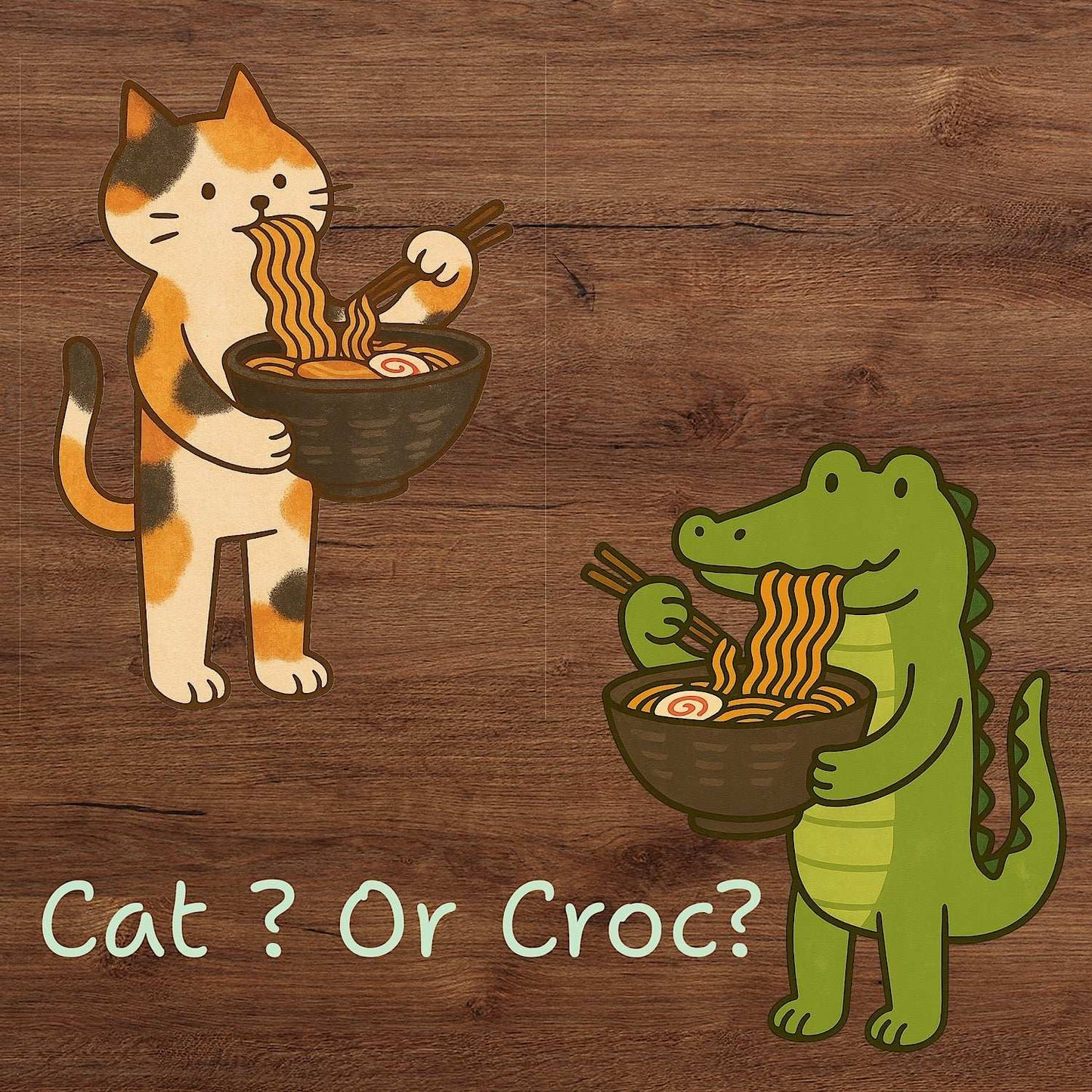 Personalised Baby Milestone Blanket - Cute Cat Ramen Design (With Name) by IROHA studio